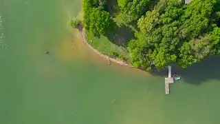 Scenic Drone Footage : Douglas Lake, Tennessee, USA