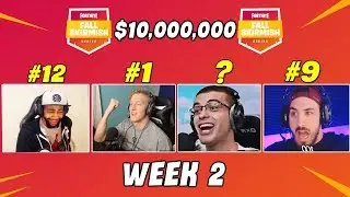 TFUE TOP 1 in Fortnite $10M Fall Skirmish Week 2 - (NA Highlights)