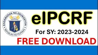 RPMS eIPCRF 2023-2024 FREE DOWNLOAD | DEPED RPMS