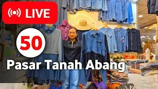 LIVE 50| SETELAN ROK MURAH, SETELAN CELANA VIRAL MODEL TERLARIS DI PASAR TANAH ABANG HARI INI