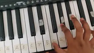 Mridula play Jabili Koasm with piano