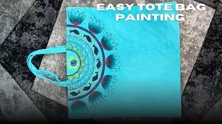 Tote Bag Fabric Painting @allaboutartbypratibha