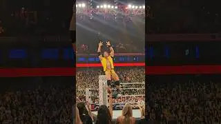 LA KNIGHT IN-RING ENTRANCE - WWE CLASH IN PARIS #paris #wwe #wweclash
