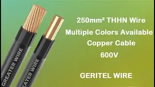 250mm&sup2; THHN Wire&ndash; Pure Copper Conductor | Red, Blue, Green, White Colors
