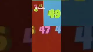 Learn Counting from 40 to 60 !! Easy to Remember