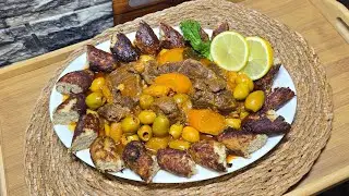 طاجين الزيتون بأصابع البسباس 