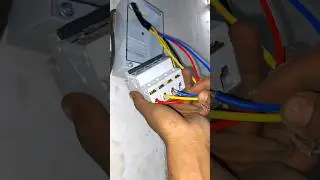 20 Amper Mcb Connection 3 Phase #shots #shortvideo #mcb  #ytshorts #electric #electrical