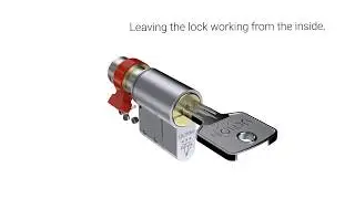 Ultion Lock is more secure - Even when the key is left in the lock