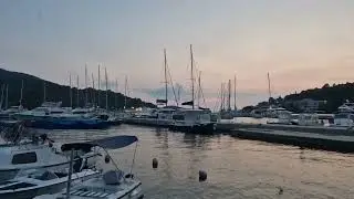 Vela Luka, Korcula, Marina in the Evening #travel #croatia #velaluka