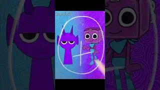 Durple Sprunki & Boxten from Dandy&rsquo;s World Combined 💜 Character Fusion!