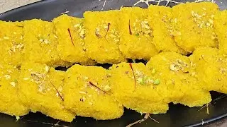 Coconut Burfi Recipe | Eid, Diwali & Festival Mithai | Simple & Tasty | Nariyal Barfi Recipe 
