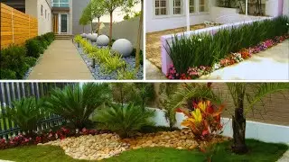 68 JARDINS FRONTAIS para a FACHADA da sua CASA | #jardim  #casa #jardinagem
