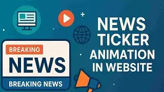 How To Add News Ticker In Wordpress Website Or Any Website 2025