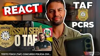 Bozzano Concursos fala do TAF PCRS 2026 &mdash; An&aacute;lise T&eacute;cnica e React. 