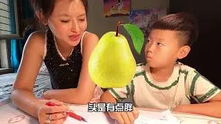 辅导作业被逼疯的家长 被逼疯的家长 语出惊人的熊孩子 大头梨的鸡