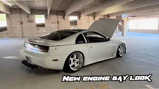 300zx gets a new engine bay look