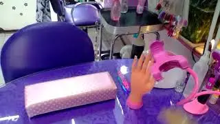 Hola chicas le muestro mi pequeño espacio de Uñas