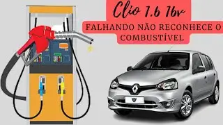 Renault Clio - Falhando não Reconhece o Combustível