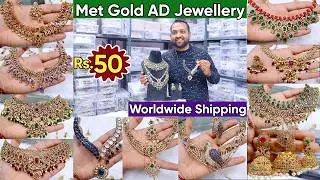 Exclusive Premium Bridal Met Gold AD Jewellery Collection 2026 | New Wedding Jewellery Designs