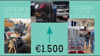 Schiphol veilingen! veiling koffers, karren en kleding gekocht voor &euro;1.500! | Melissa de vries