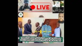 Team Thiamiste, Kévin Thiam et les militants PDCI donnent leur avis sur l'état de leur parti