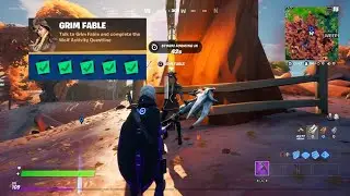 Fortnite - Talk To Grim Fable And Complete The Wolf Activity Questline