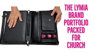 LYMIA BRAND Get To Work Portfolio Packed for Church