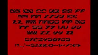 Trust Blood Typeface Y2k Tech Font | Retro Urban Revival: Modern Display Font for Designers