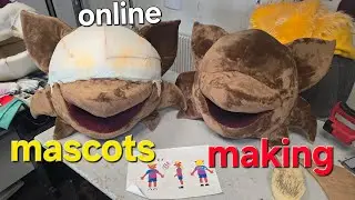 Mascot Costumes TV online making mascots with Anastasia, check the changes from video before