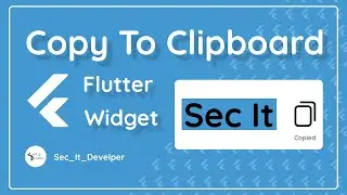 copy to clipboard flutter Best Widgets UI Course - اشهر ويدجتات في فلاتر