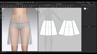 CLO : 3D PEN (Avatar) 3 - Six Gored Skirt
