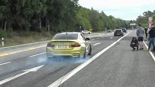 Best Of Cars Leaving Nürburgring Tankstelle 2020 - Burnouts, Accelerations! BMW M, JDM, Supercars..!