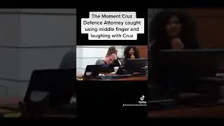Moment Attorney Caught with Middle Finger up! #truecrimecommunity #nikolascruz #parklandshooter