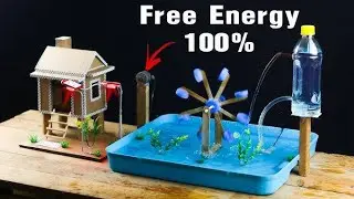 How to Make a Free Energy Water Wheel Science Project Without Electricity
