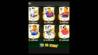 Fc Mobile 30 Icons 😢#eafc #fcmobile #eafc25 #fcmobile25 #fc25