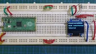 Raspberry Pi Pico OLED Display Interfacing Demonstration - Displaying Text & Graphic.