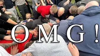 I Get Caught up in a Street Brawl Sedgefield Shrove Tuesday Ball Game 21-02-23 #sedgefield #ballgame