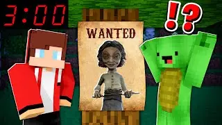 TEACHER from LITTLE NIGHTMARES 3 is WANTED by JJ and Mikey Family At Night in Minecraft! - Maizen