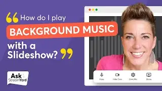 How Do I Play Background Music With A Slide Show?