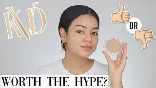 TESTING VIRAL KVD GOOD APPLE FOUNDATION & ALL DAY WEAR TEST