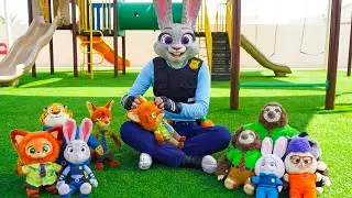 Unexpected at the Outdoor Playground - Judy Finds Zootopia