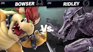 Super Smash Bros. Ultimate - Battle #3198 Bowser VS Ridley