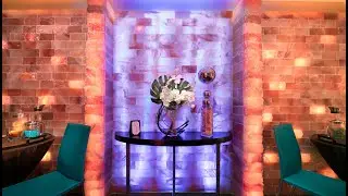Custom Halotherapy / Salt Cave. / Salt Brick Wall in Puresolspa, Boerne TX