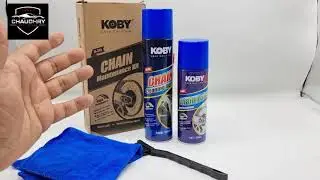 Motorcycle Orignal KOBY Chain Lube And Maintenance Kit Chain Lube + Cleaning Brush