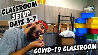 CLASSROOM SETUP!! Days 5-7 [Arranging Furniture For Social Distancing!] Art Classroom In COVID-19