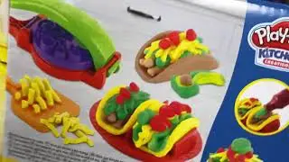 11 minutes Play dough mini kitchen creation taco kit #playdoh #11minutes #funtoy #create #play