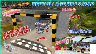 🤩🥳 NEW VILLAGE MAP MORE FUTURES BUSSID 4.4 RELIESD DOWNLOAD IN TAMIL #bussid #mapmodforbussid #hills