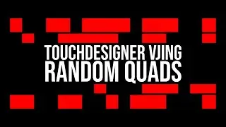 Touchdesigner VJing | Random Grid Tutorial | Beginner Tutorial