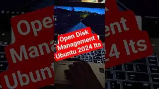 How to open disk management in Ubuntu 20.04 LTS.
