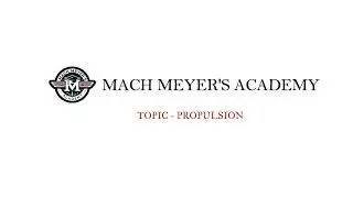 Demo Class - PROPULSION | MACH MEYERS ACADEMY | GATE coaching academy | Aerospace